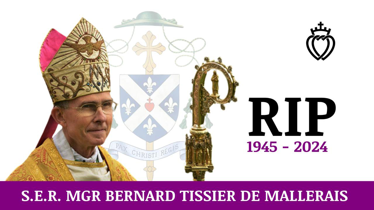 Mūžībā aizgājis Viņa Ekselence bīskaps Bernārs Tisjē de Malerē